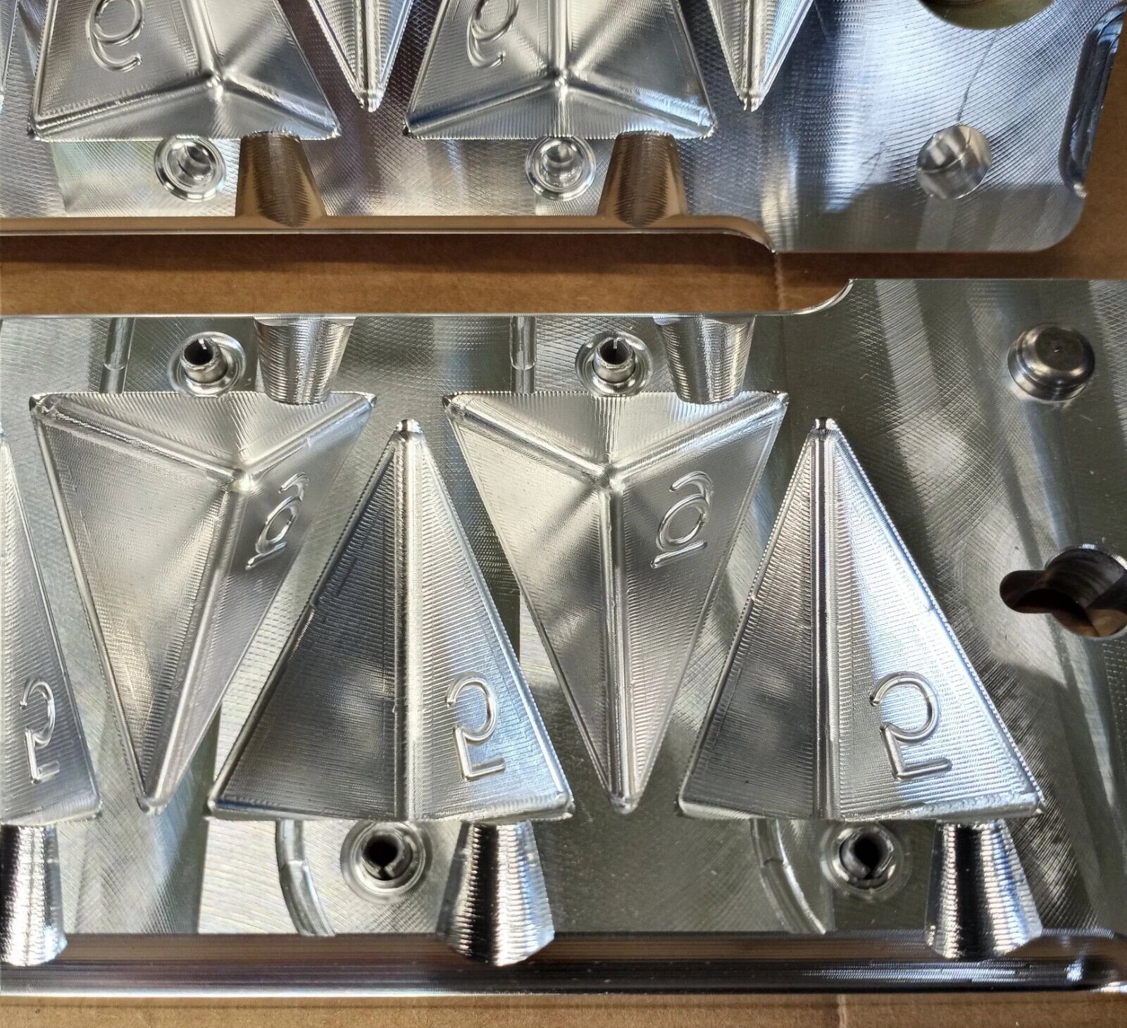 5 oz and 6 oz Combo Pyramid Sinker Production Mold ( 14 cavity